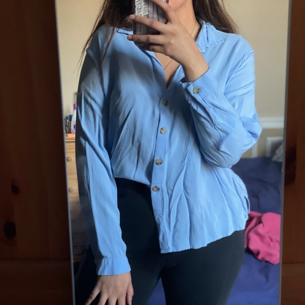 H&M Oversized button down shirt size XL
